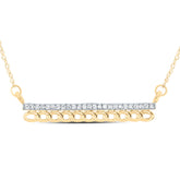 1/8CTW-DIA CN 3.40MM GIFT CUBAN NECKLACE (18 INCH)